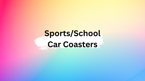 Car Coasters School/Sports