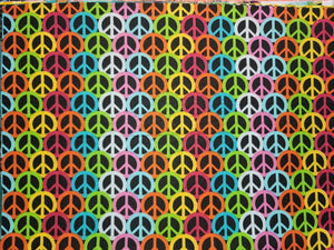 Peace Signs Fabric