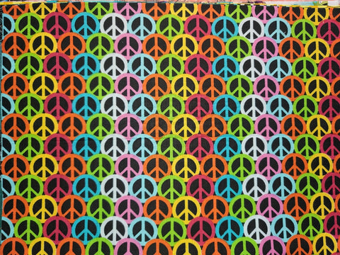Peace Signs Fabric