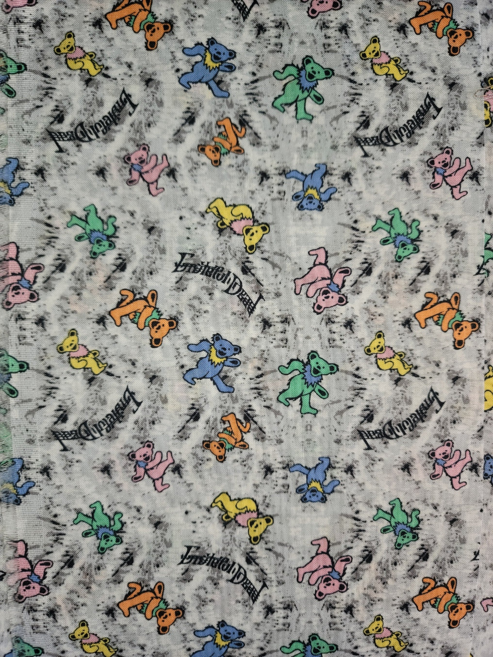 Grateful Dead Bears Fabric