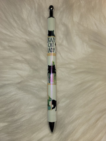 Crazy Cat Lady 2 Sublimation Pen/Pencil